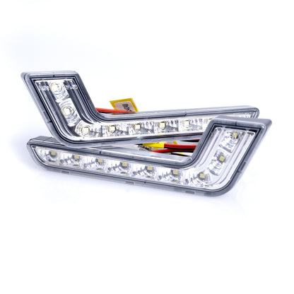 LED-varselljus – 6000K – 9 W – 9V - 16V – 160 mm