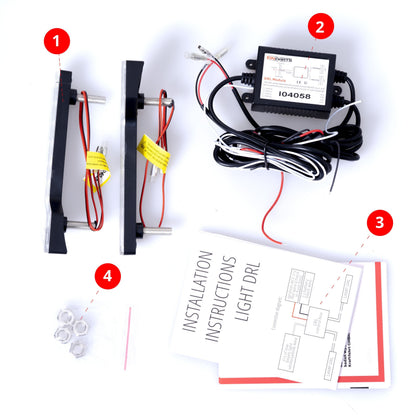 LED-varselljus – 6000K – 9 W – 9V - 16V – 160 mm