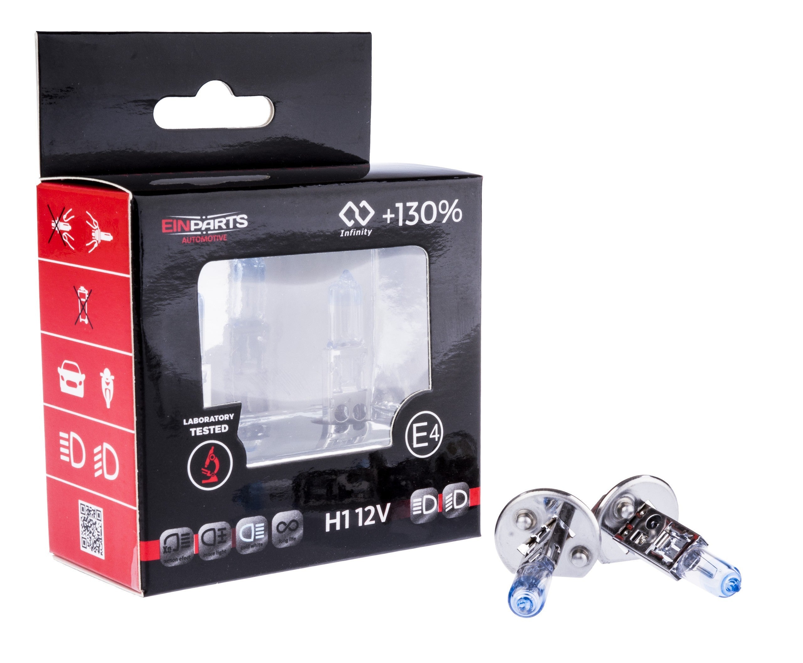 Halogenlampsats – H1 – 5000K – 9V - 16V – 55 W – 2-pack