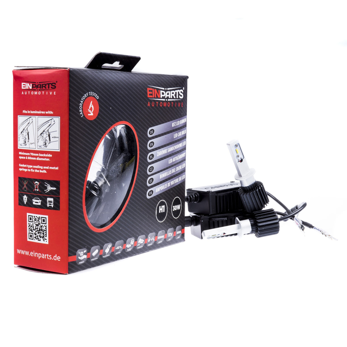 LED-konverteringssats – PHILIPS – H1 – 6000K – 9V - 32V – P145S – 2-pack