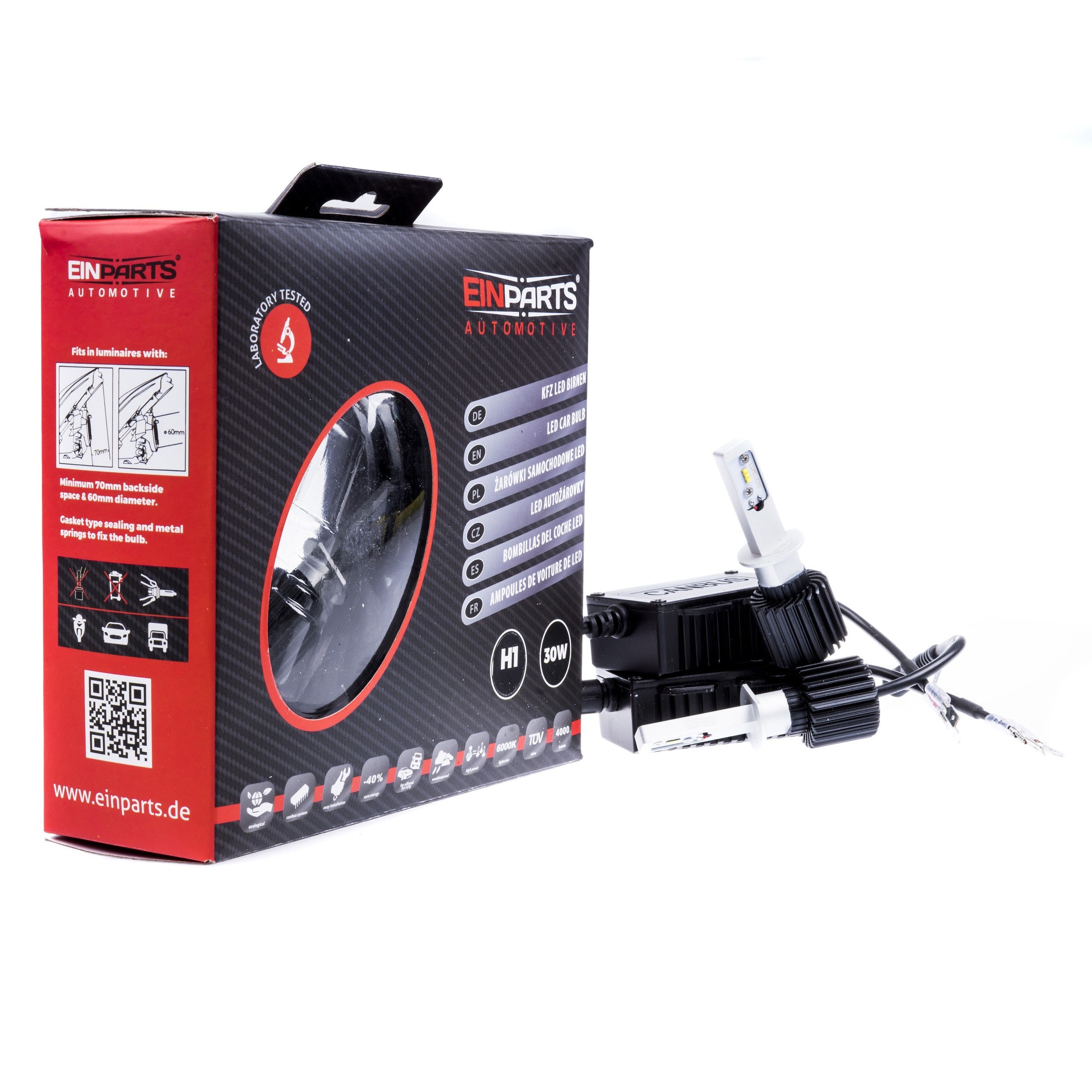 LED-konverteringssats – PHILIPS – H1 – 6000K – 9V - 32V – P145S – 2-pack