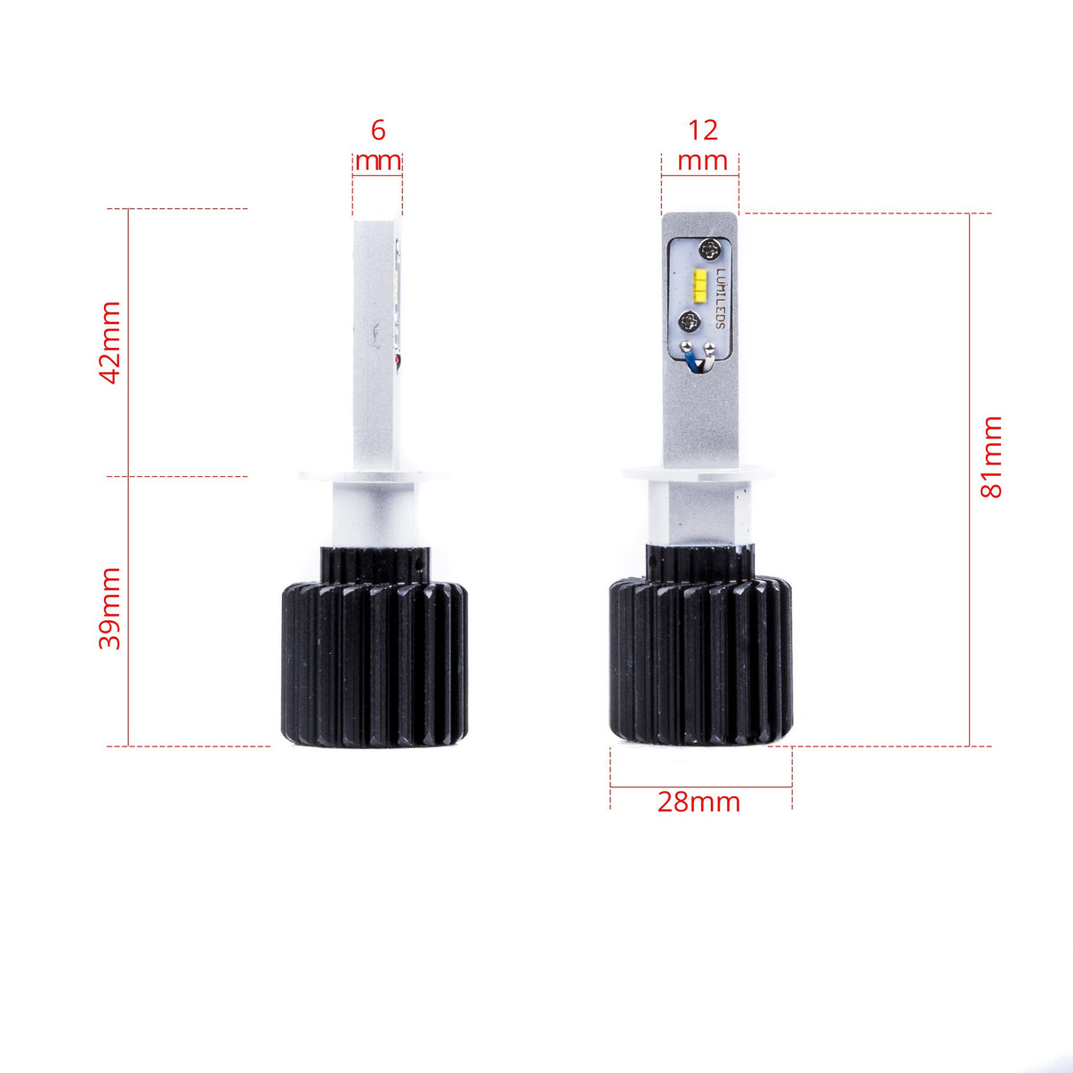 LED-konverteringssats – PHILIPS – H1 – 6000K – 9V - 32V – P145S – 2-pack