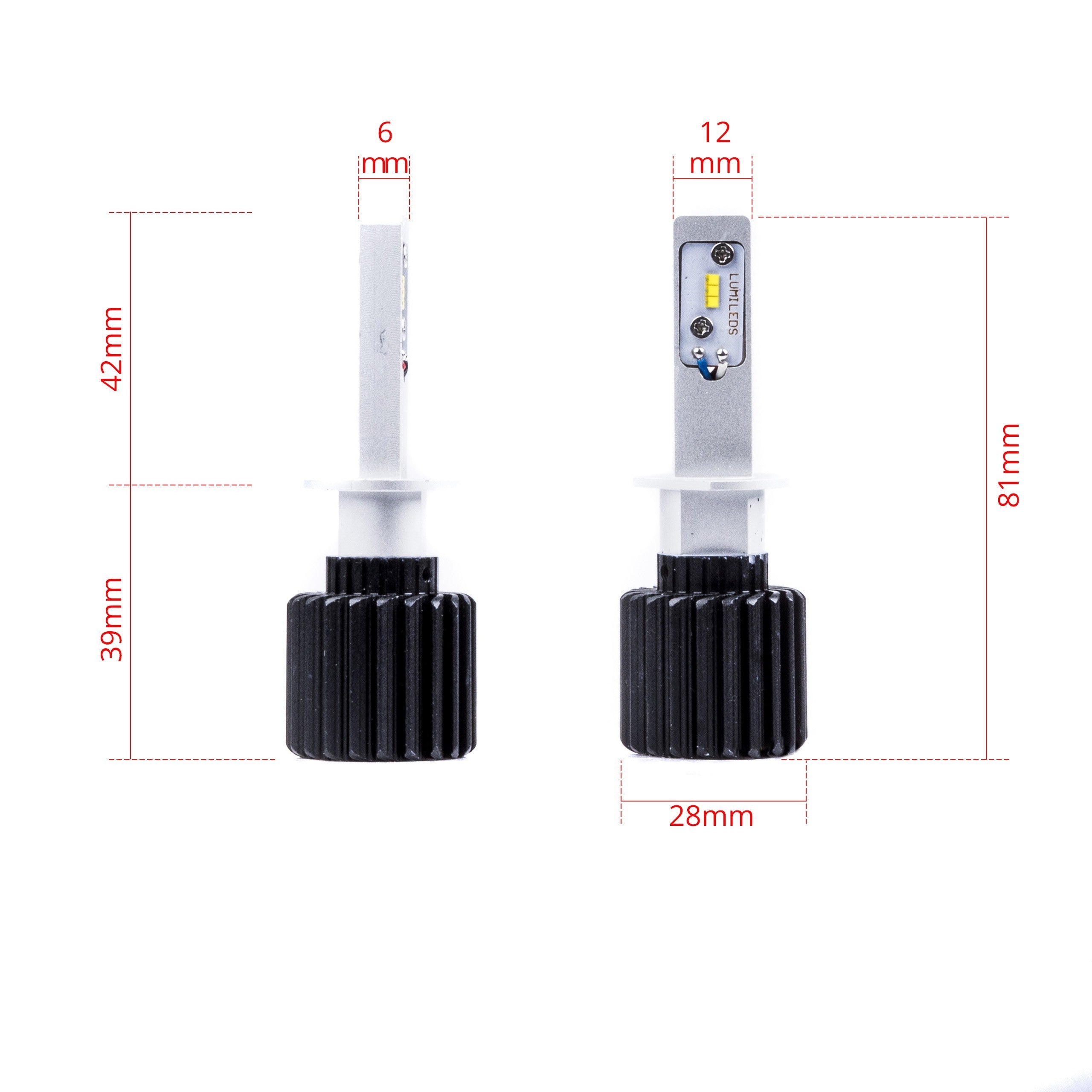 LED-konverteringssats – PHILIPS – H1 – 6000K – 9V - 32V – P145S – 2-pack