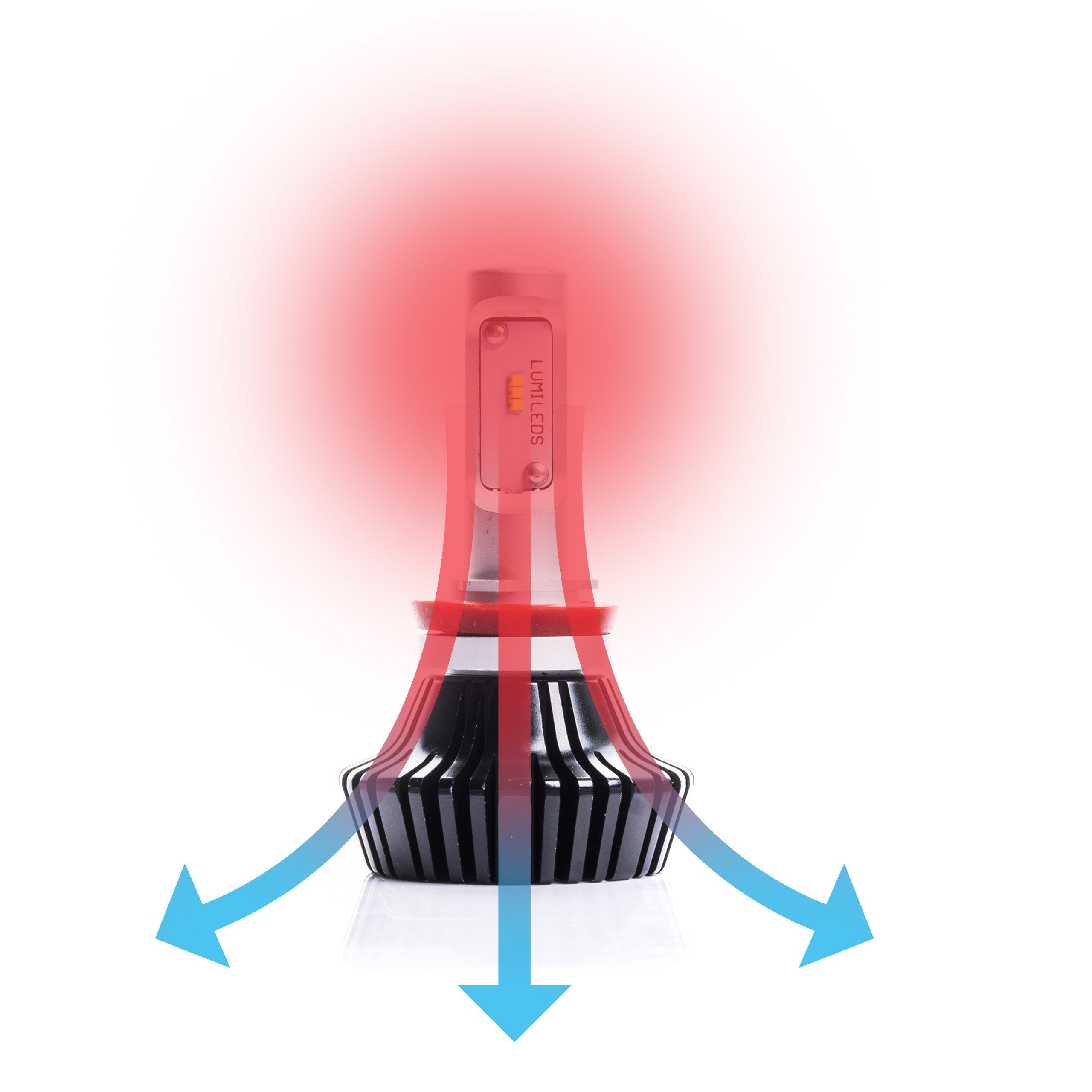 LED-konverteringssats – PHILIPS – H11 – 6000K – 9V - 32V – PGJ19–1/2 – 2-pack