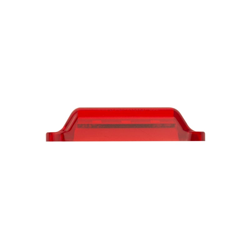 sidebillede, der viser profil og design af 24V bagmarkeringslys rød 16R24(2 – pakke) 58x16mm – LEA