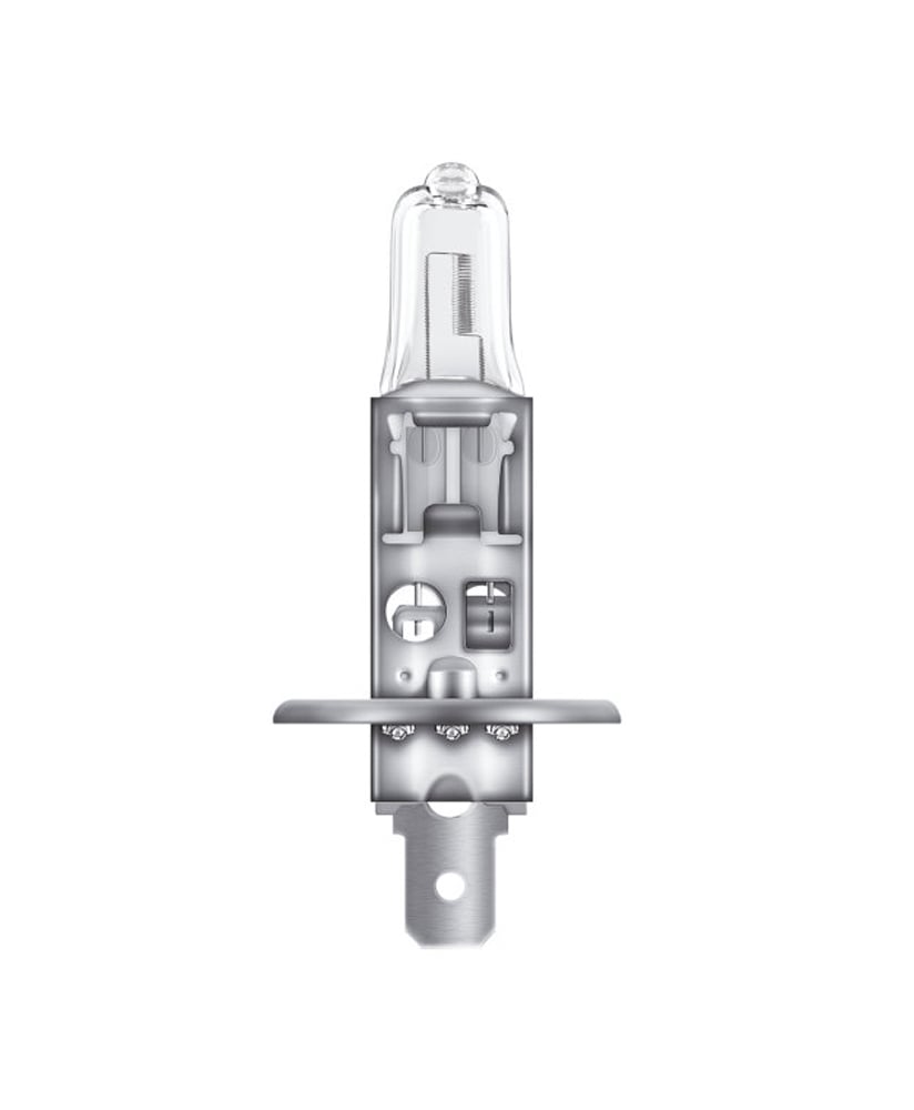 sidebillede, der viser profil og design af 24V OSRAM Halogen Truckstar Pro – H1 – OSRAM