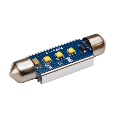 billede, der viser brug af 42 mm – C5W Super Canbus Cree LED – Carlevel