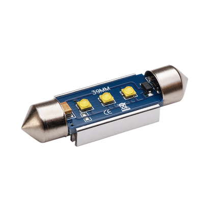 billede, der viser brug af 39 mm – C5W Super Canbus Cree LED – Carlevel
