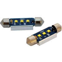 produktbillede fra forsiden viser 39mm – C5W Super Canbus Cree LED – Carlevel