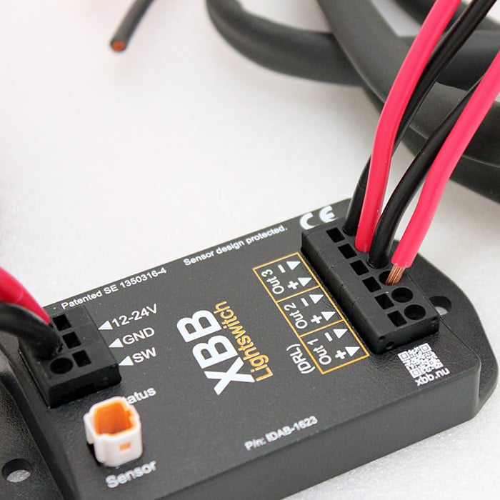 XBB Kabelsett 2m 30A – 360W – närbild detaljer | XBB