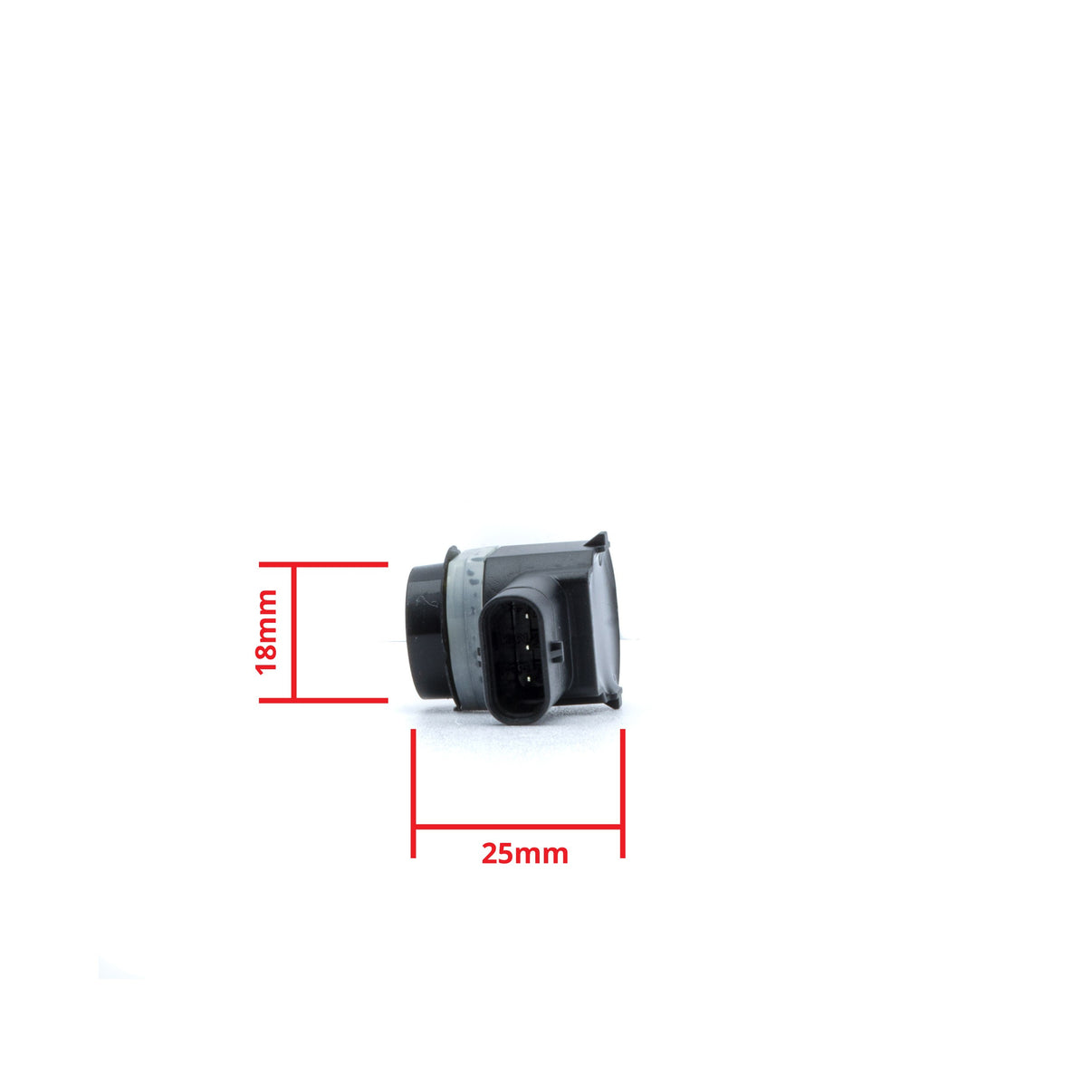 PDC-parkeringssensor Alfa Romeo Giulietta/Audi A1 m.fl. – 25 × 18 mm