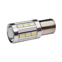 produktbillede forfra viser BA15S – 1156 Canbus LED 21SMD Hvid – Carlevel