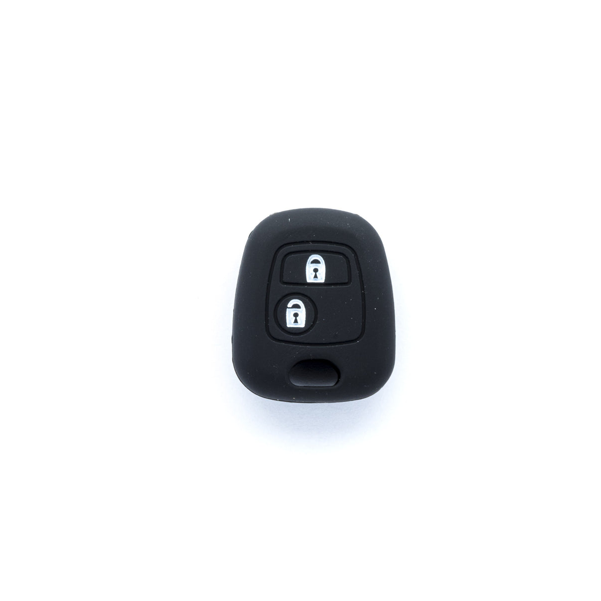 Bilnyckelskal Peugeot 107/206 CC m.fl. – Svart