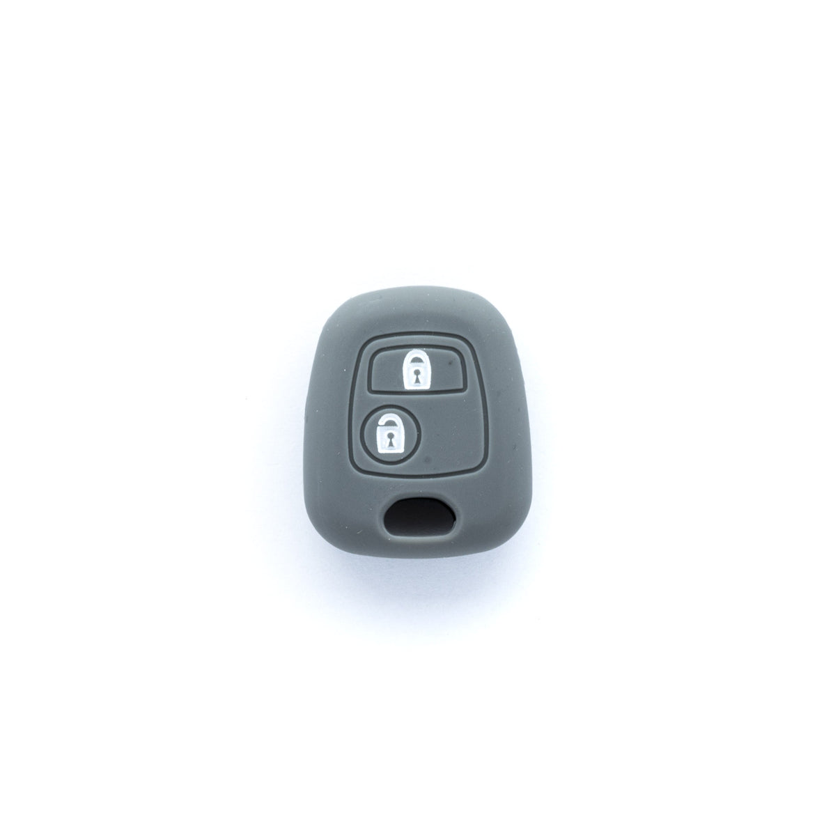 Bilnyckelskal Peugeot 107/206 CC m.fl. – Grå