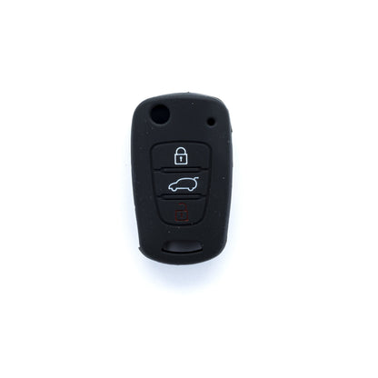 Bilnyckelskal Hyundai i10 I/i10 II m.fl. – Svart