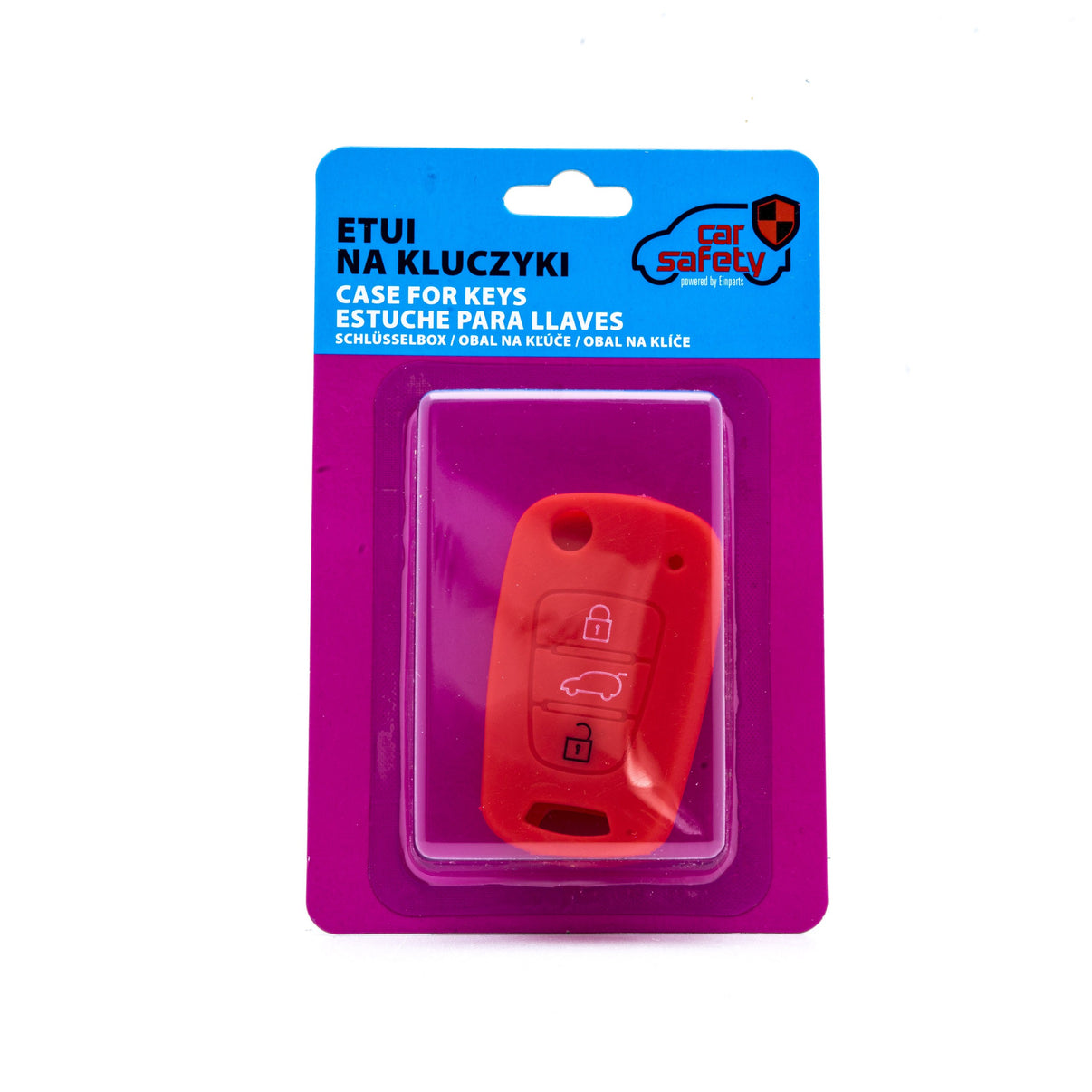 Bilnyckelskal Hyundai i10 I/i10 II m.fl. – Röd
