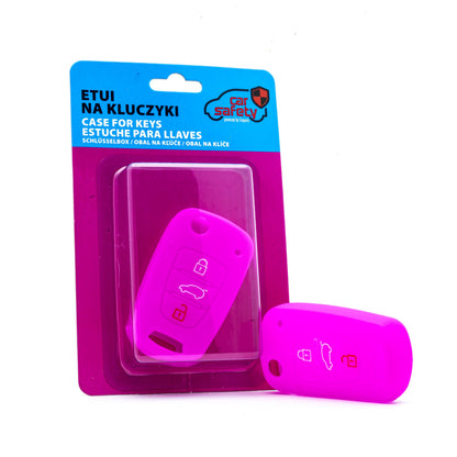 Bilnyckelskal Hyundai i10 I/i10 II m.fl. – Rosa