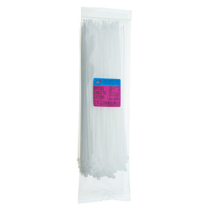 Buntband – Vit – 200 mm – 2,5 mm