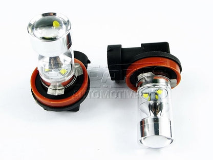 LED-lampa för bil – H8 – PGJ19–1 – 6000K – 9 LED – CREE XB-D – 2-pack