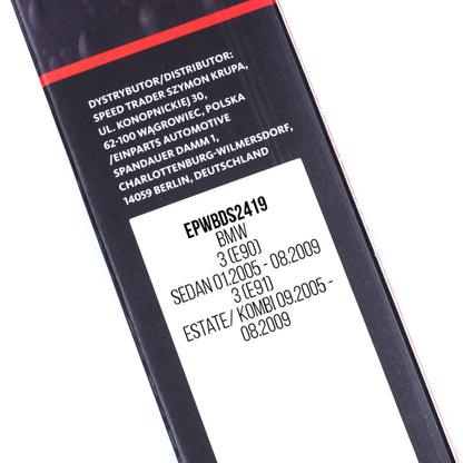 Torkarblad fram BMW 3 – 2-pack – fäste S