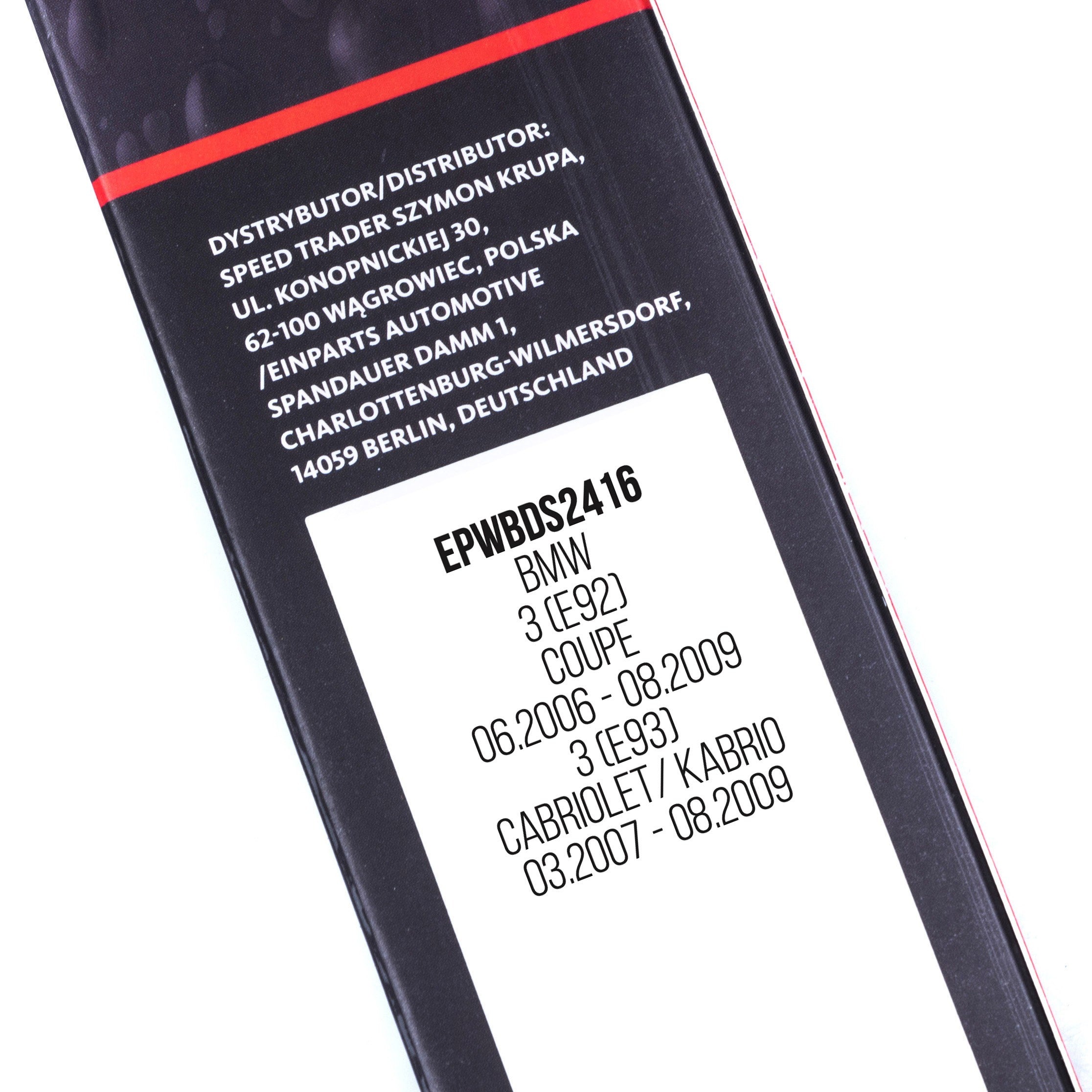 Torkarblad fram BMW 3 Coupé/3 – 2-pack – fäste S