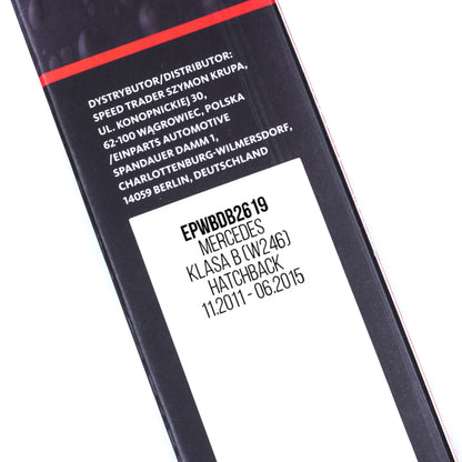 Torkarblad fram Mercedes-Benz B-klass – 2-pack – fäste B