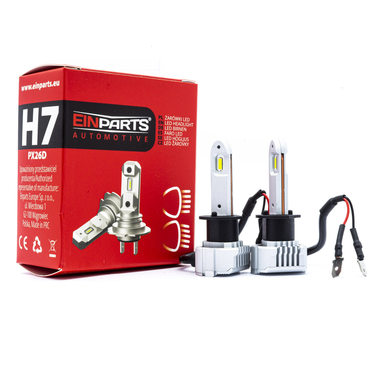 LED-konverteringssats – H1 – 6000K – 9V - 16V – P145S – 2-pack