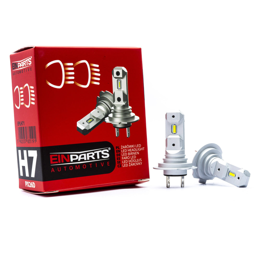 LED-konverteringssats – H7 – 6000K – 9V - 16V – PX26D – 2-pack