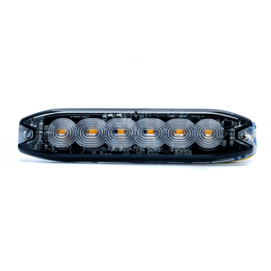 LED-varningsljus – 1700–1800K (Orange) – 18 W – 9V - 32V – 130 mm