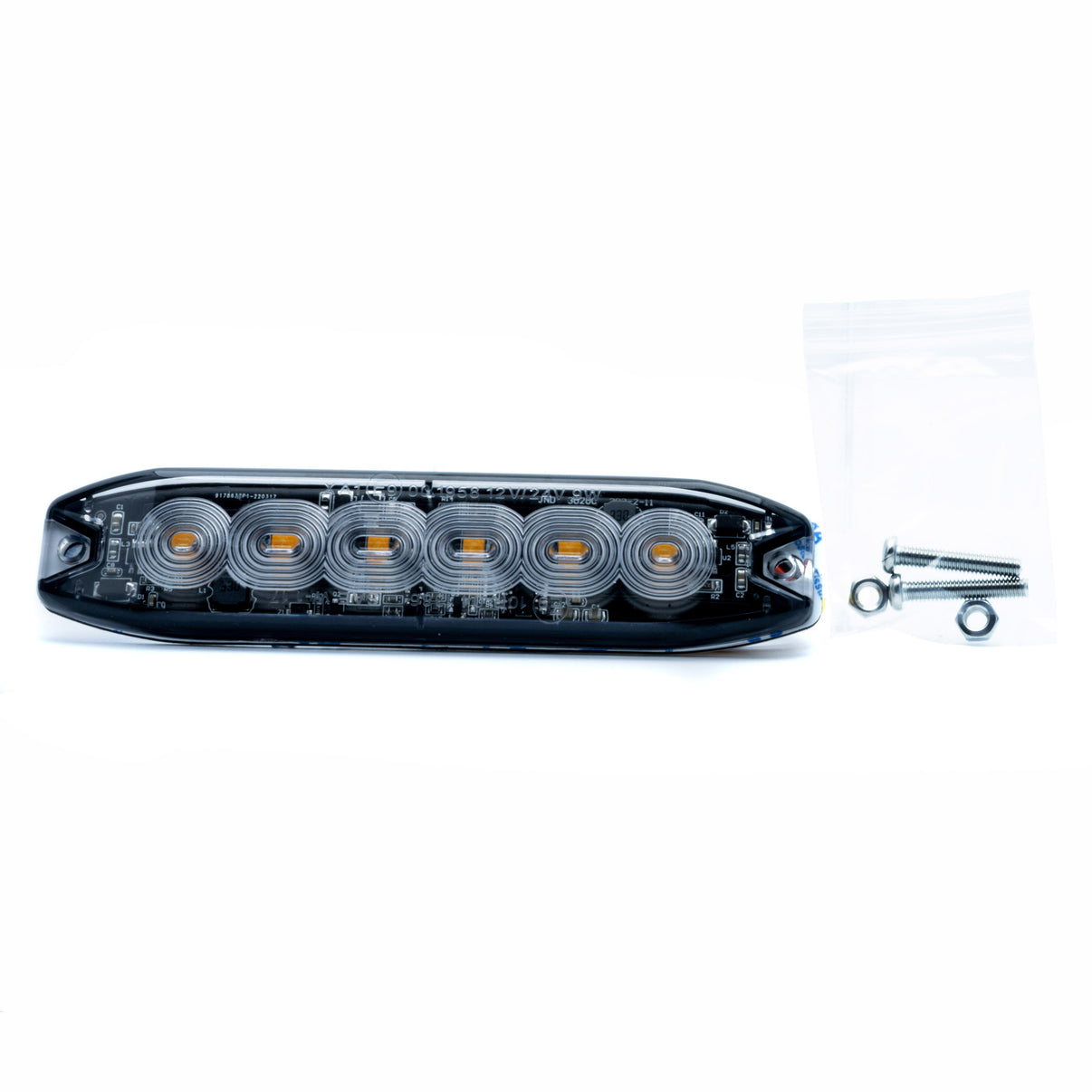 LED-varningsljus – 1700–1800K (Orange) – 18 W – 9V - 32V – 130 mm