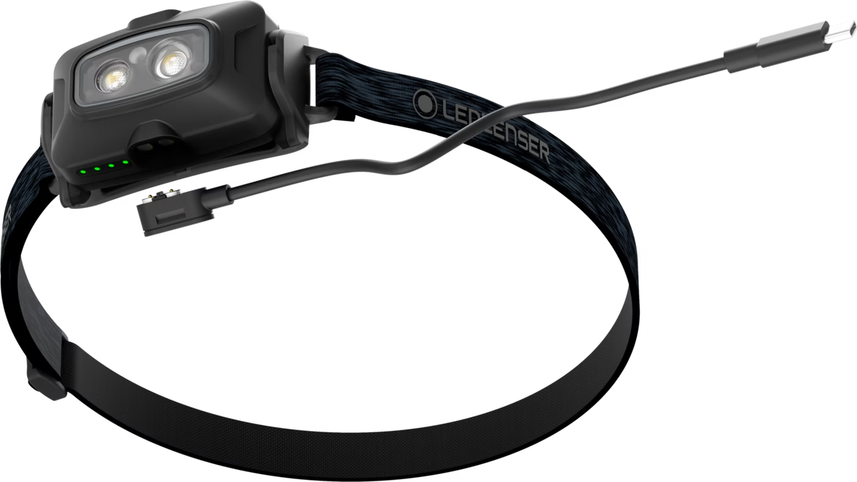 LEDLENSER HF4R CORE Sort – dimensionsspecifikation | LED LINSER