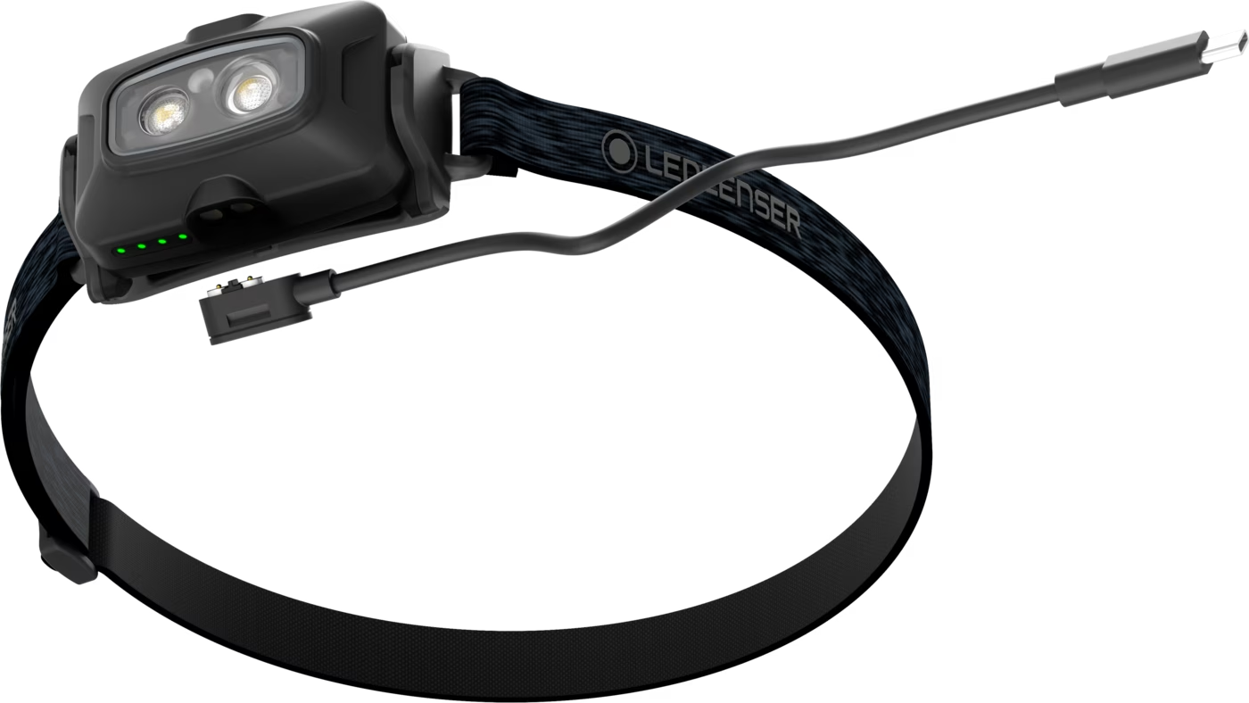 LEDLENSER HF4R CORE Sort – dimensionsspecifikation | LED LINSER