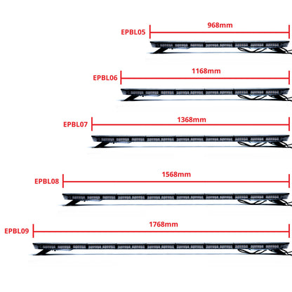 LED-varningsljus – 1700–1800K (Orange) – 684 W – 9V - 32V – 1768 mm