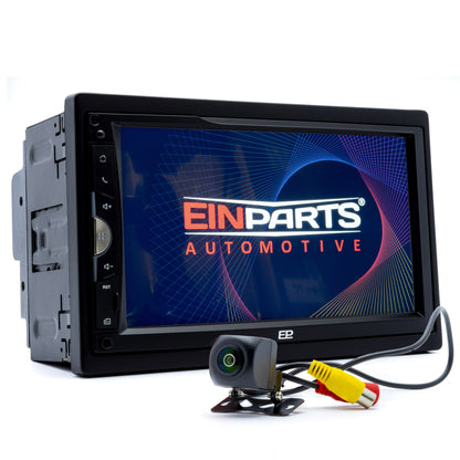 2-DIN-bilstereo – Svart – 9V - 16V