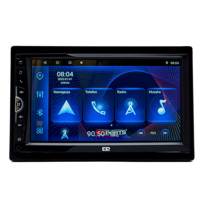 2-DIN-bilstereo – Svart – 9V - 16V