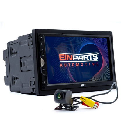 2-DIN-bilstereo – Svart – 9V - 16V