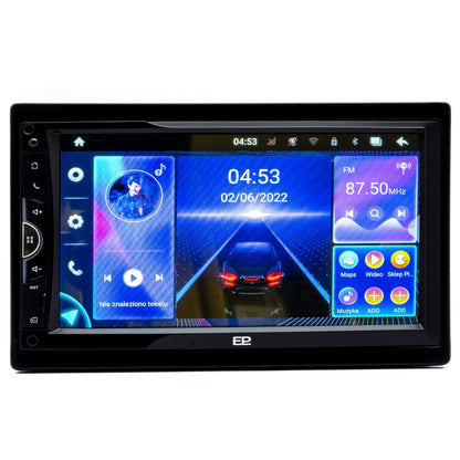 2-DIN-bilstereo – Svart – 9V - 16V