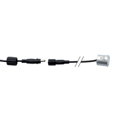 Parkeringssensor med display – Silver – ultraljudssensor – 4 sensorer – 4x 2,5 m