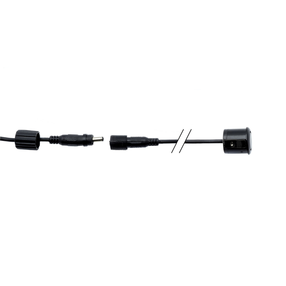 Parkeringssensor med display – Svart – ultraljudssensor – 4 sensorer – 4x 2,5 m