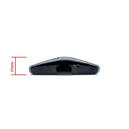 Parkeringssensor med display – Svart – ultraljudssensor – 4 sensorer – 4x 2,5 m