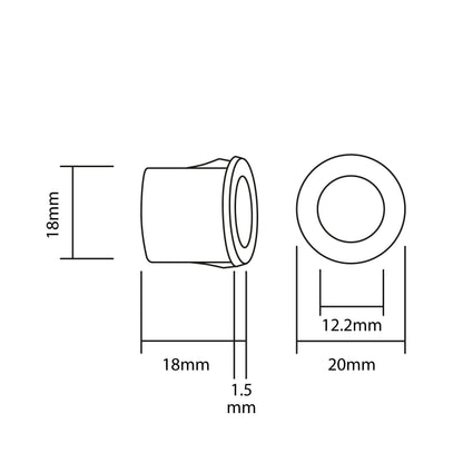 Parkeringssensor med display – Vit – ultraljudssensor – 4 sensorer – 4x 2,5 m