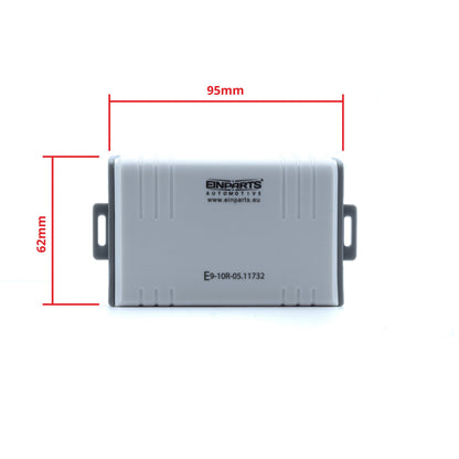 Parkeringssensor med display – Svart – ultraljudssensor – 4 sensorer – 4x 2,5 m