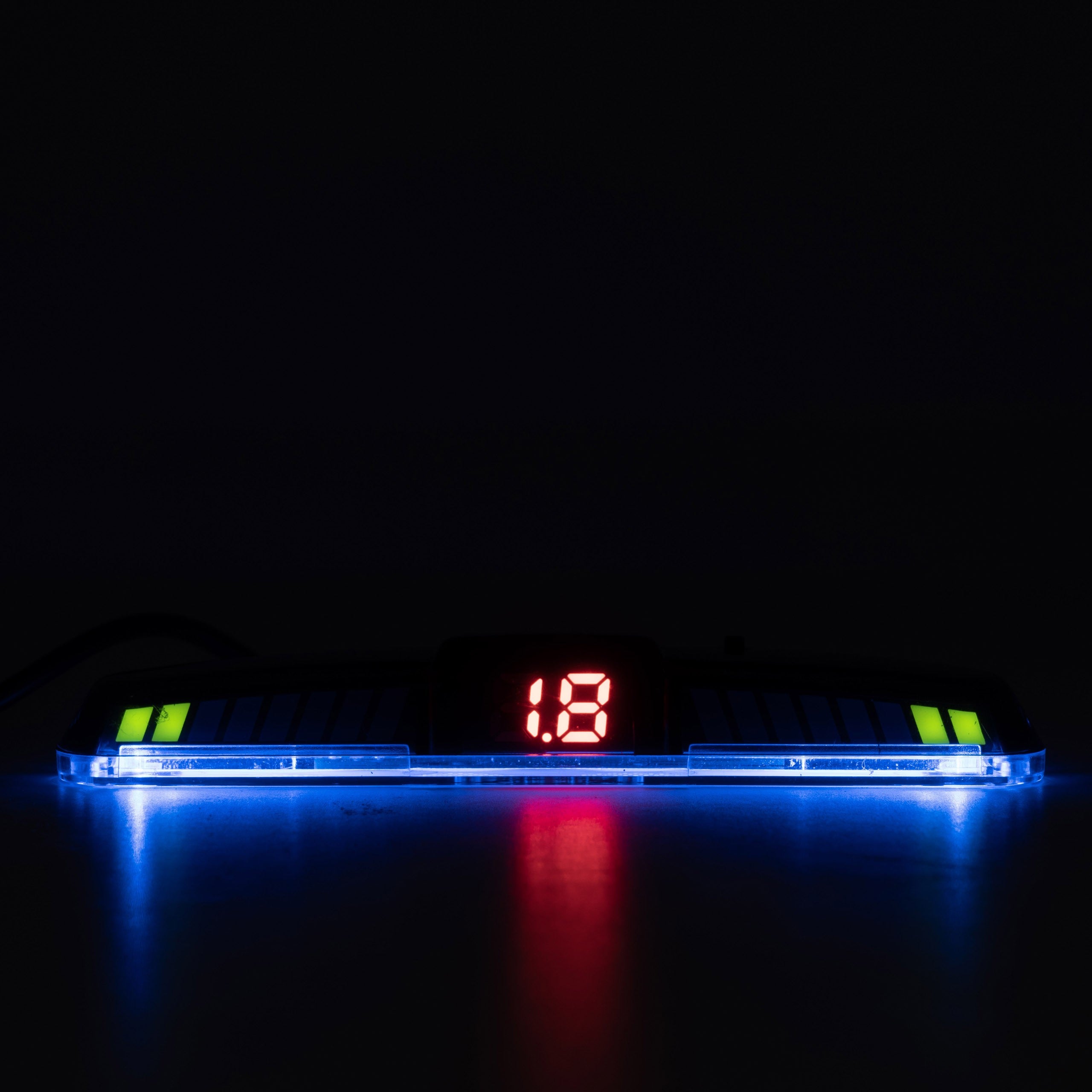 Parkeringssensor med display – Olivgrön – ultraljudssensor – 4 sensorer
