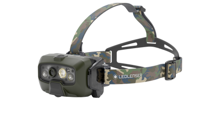 LED LENSES HF8R Core RGB Camo – nærbillede detaljer | LED LINSER