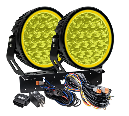 produktbillede fra forsiden viser W – Light XTREME W9 RAD2 – Gul – W-Light