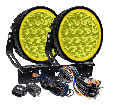produktbillede fra forsiden viser W – Light XTREME W9 RAD2 – Gul – W-Light