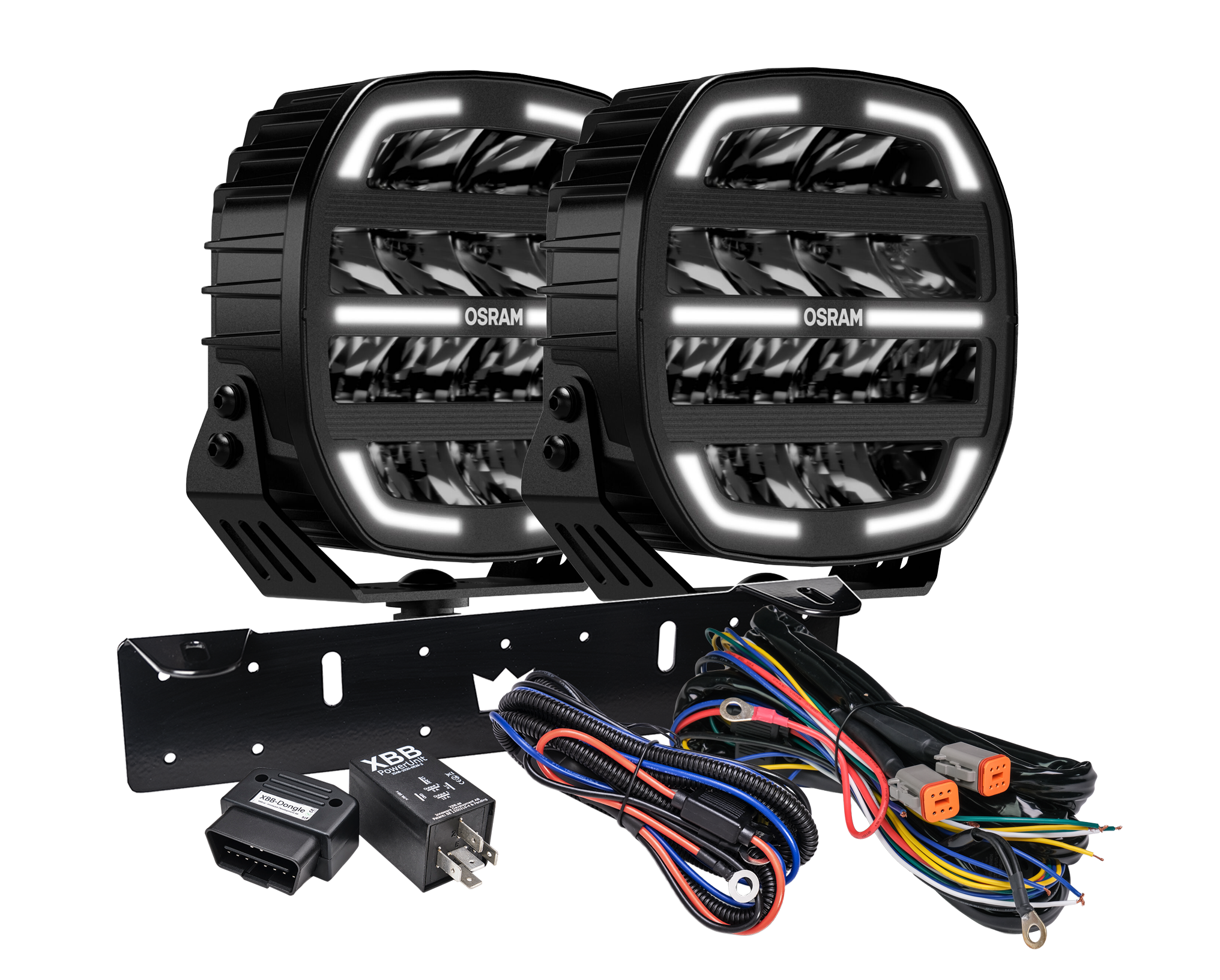 Osram LEDriving CUBE MX180 – CB 7" RAD2 – produktbild framifrån | OSRAM