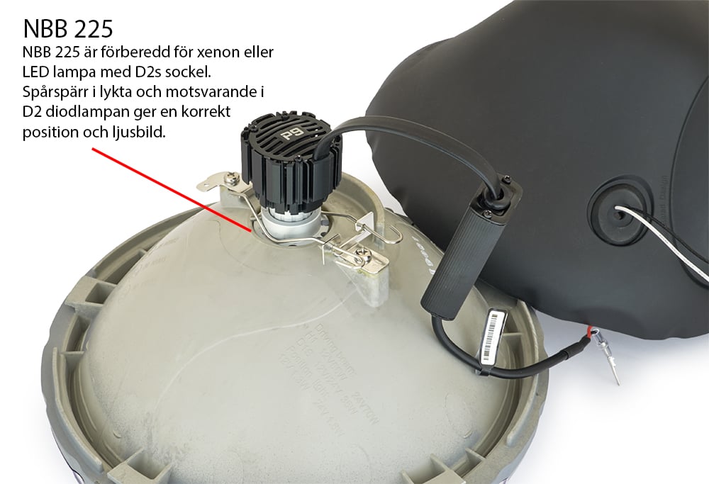 billede, der viser brug af 3 – PACK Ekstra lys NBB Alpha 225 Premium LED – NBB
