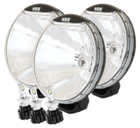 produktbillede forfra viser 3 – PACK Ekstra lys NBB Alpha 225 Premium LED – NBB