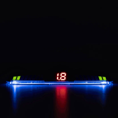 Parkeringssensor med display – Kungsblå – ultraljudssensor – 4 sensorer
